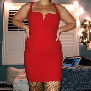 LIKELY BODYCON RED DRESS